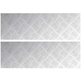  Stepenica Pravokutni 2 pcs Srebrno 60 x 20 cm Aluminij | shoptok.hr