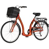 Visitor bicikl city vintage 26" alu 18" v-brake 6 brzina 155-178cm (s/m) narandžasti perla 1262092 | Eponuda.com