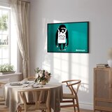  Slika - Angry Monkey (1 Part) Vertical 120x80 U crnom drvenom okviru | shoptok.hr