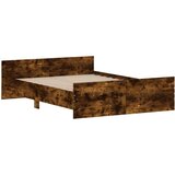  Kreveta s uzglavljem i podnožjem boja hrasta 140x190 cm | shoptok.hr