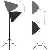  Profesionalna studijska svjetla 2 kom 40 x 60 cm čelična crna | Eponuda.com