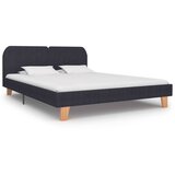 vidaXL Posteljni okvir temno sivo blago 160x200 cm Cene