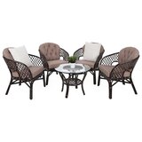  Garnitura namještaja Havana smeđa / Cappuccino 4+1 | shoptok.hr