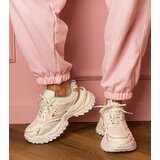 D/CEO marka niezdefiniowana Beige Lirana thick-soled sports sneakers | ePonuda.com