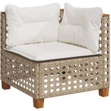 vidaXL 4-dijelni set vrtnih sofa s jastucima bež od poliratana | shoptok.hr