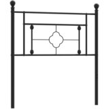  The Living Store Kovinsko posteljno vzglavje črno 100 cm - Vzglavje, (21442584) | Shoptok.si