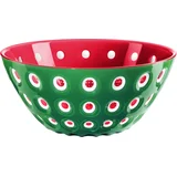 Le Murrine Bowl 25cm Emerald green /white /red