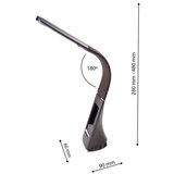  LED prigušiva stona lampa sa displejem GALA LED/6W/230V braon | Eponuda.com