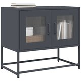 vidaXL TV omarica antracit 68x39x60,5 cm Hladno valjano jeklo | Shoptok.si