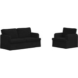  Set sofe 2 pcs Crna 162 x 80 x 85 cm tkanina | Eponuda.com