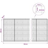  Gabion s žicom debljine 3 5 mm i mrežom 10x10 cm 700x50x200 cm - 50 cm 200 cm 700 cm | shoptok.hr