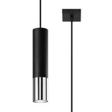  Obesna svetilka LOOPEZ 1 črna/krom, (21347936) | Shoptok.si