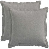  Presvlaka za jastuk 2 kom. HOUTEN Oblačnosiva 30 x 30 cm - Siva tkanina oblak 30 x 30 cm 2 | shoptok.hr