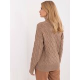Wool Fashion Italia Sweater-AT-SW-23445.00-dark beige | Shoptok.si