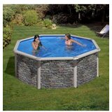  Okrugli montažni bazen Corcega Stone 460x132 | ePonuda.com