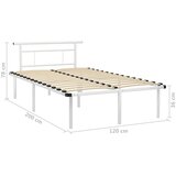  Okvir za krevet bijeli metalni 120 x 200 cm | Eponuda.ba