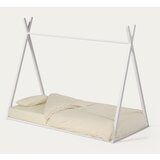 Kave Home Bijeli dječji krevet od masivne bukve u obliku kućice s podnicom 90x190 cm Maralis – | shoptok.hr