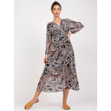 Italy Moda Dress-DHJ-SK-11389-2.52P-black-beige | shoptok.hr
