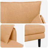  Preveliki šezlong Bež Bouclé - Bež 101 cm | shoptok.hr