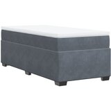  Box spring krevet s madracem tamnosivi 90x190 cm baršunasti | shoptok.hr