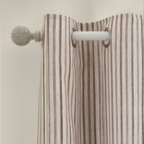 Catherine Lansfield Rjave zavese v kompletu 2 ks 168x229 cm Logan Stripe – Cene