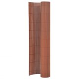 vidaXL Dvostrana vrtna ograda 110 x 500 cm smeđa | shoptok.hr
