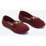 Resti Eco-suede burgundy moccasins Brussi - Footwear | Shoptok.si