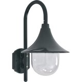  Vrtna zidna svjetiljka E27 42 cm aluminijska tamnozelena | shoptok.hr