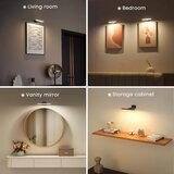 FULEN 2x LED luč za slike z daljincem črna | Shoptok.si