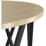  Bocni stol 2 pcs Sonoma hrast Inženjerska drva i čelik | shoptok.hr