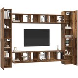  Set TV komoda Zidne 10 pcs Staro drvo 30.5 x 30 x 90 cm | shoptok.hr