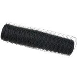 vidaXL Heksagonalna ograja siva 0.5x50 m jeklo | Shoptok.si