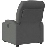 vidaXL Električni naslanjač temno sivo blago | Shoptok.si