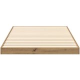  Krevet s daskama Umjetnički hrast 75 x 190 cm Konstruirano drvo | shoptok.hr