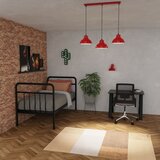  Visilica na sajli SVEN 3xE27/15W/230V crvena | Eponuda.com