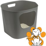 Moderna lotus grey, otvoreni toalet za mačke Cene