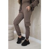 Kesi Set 3in1 sweatshirt + top + mocha pants | shoptok.hr