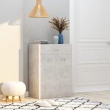vidaXL Omara za čevlje betonsko siva 60x35x84 cm iverna plošča Cene