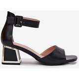 EVENTO Black Heeled Sandals Women Zennia | Shoptok.si