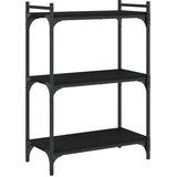  Regal za knjige s 3 razine crni 60x30x86 cm konstruirano drvo | shoptok.hr