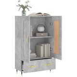  Visoka komoda boja betona 69,5 x 31 x 115 cm konstruirano drvo | shoptok.hr