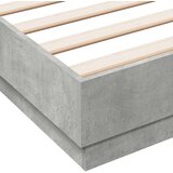  Posteljni okvir betonsko siv 150x200 cm inženirski les | Shoptok.si