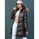 DStreet Kurtka zimowa damska pikowana LAGOON mokka | shoptok.hr