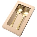 Mhome Set servirni pribor / 2 kos / mat zlat / inox, (20454529) Cene