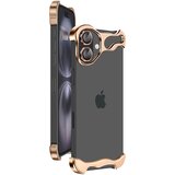 AVIZAR Zaščita Design za iPhone 16 s kaljenim steklom kamere, Zlata, (5000189569) | Shoptok.si