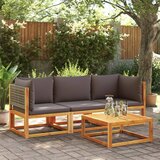 vidaXL 3-dijelna set vrtnih sofa s jastucima masivno bagremovo drvo | shoptok.hr