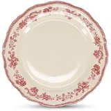 Bordo rdeč/slonokoščen porcelanast krožnik ø 27 cm Cyril –