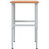 vidaXL Delovna miza 100x60x(71,5-98) cm trdna bukovina pravokotna | Shoptok.si