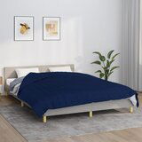 vidaXL Obtežena odeja modra 220x230 cm 11 kg blago Cene