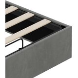  Otoman krevet Tamnosiva 153 x 203 cm Baršun - Tamnosiva 152 x 203 cm | shoptok.hr